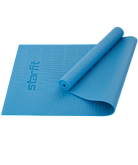 Коврик для йоги и фитнеса Starfit FM-101, PVC, 173x61x0,5 см, синий пастель