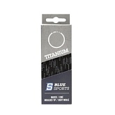 Шнурки для коньков Blue Sport TITANIUM WAXED 902050-BK-120
