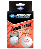 Мяч для настольного тенниса Donic 3* Avantgarde УТ-00019025 белый, 6 шт.