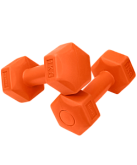 Гантель гексагональная пластиковая BASEFIT DB-305 пара ЦБ-00002242
