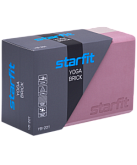 Блок для йоги Starfit YB-201 EVA, 22,8х15,2х10 см, 350 гр, пыльная роза