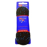 Шнурки для коньков Texstyle Double Blue Line XL2000-BK-305