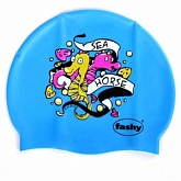 Шапочка для плавания Fashy SILICONE PRINTED CAP KIDS (3047-00-75)